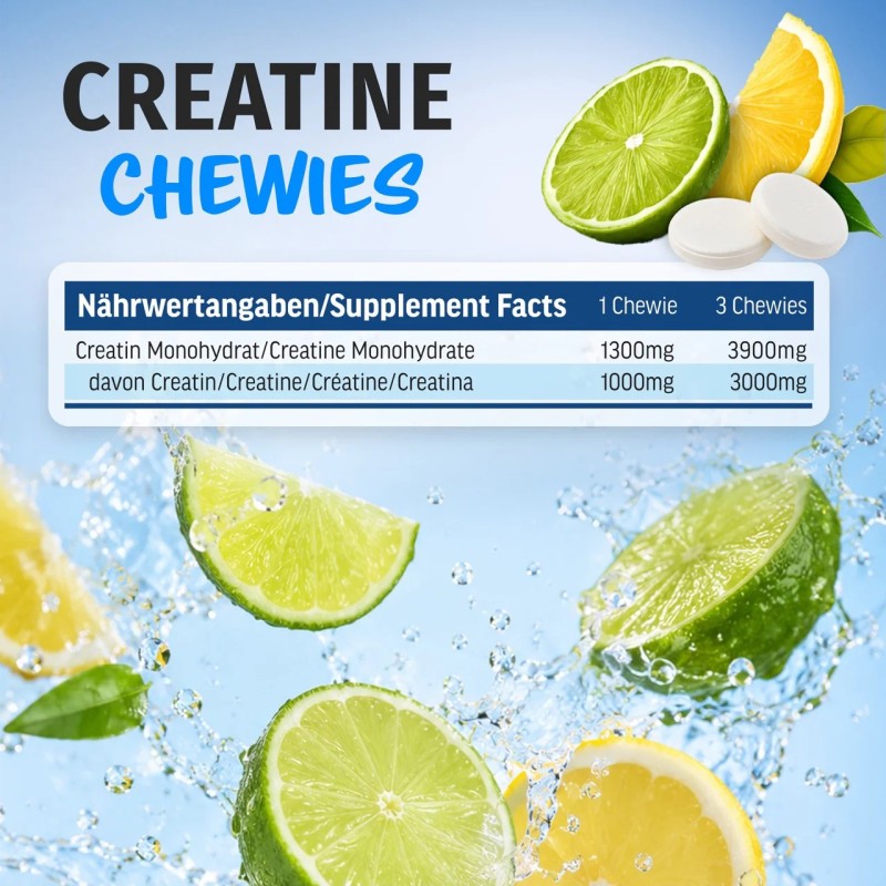 All Stars Creatine Chewies 90 Kautabletten