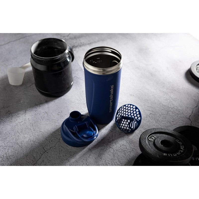 Smartshake Shaker Reforce Stainless Steel, 900ml, blau