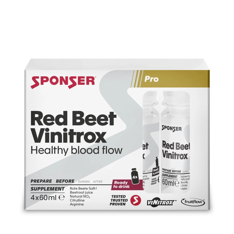 Sponser Power Pro Red Beet Vinitrox 4 x 60ml
