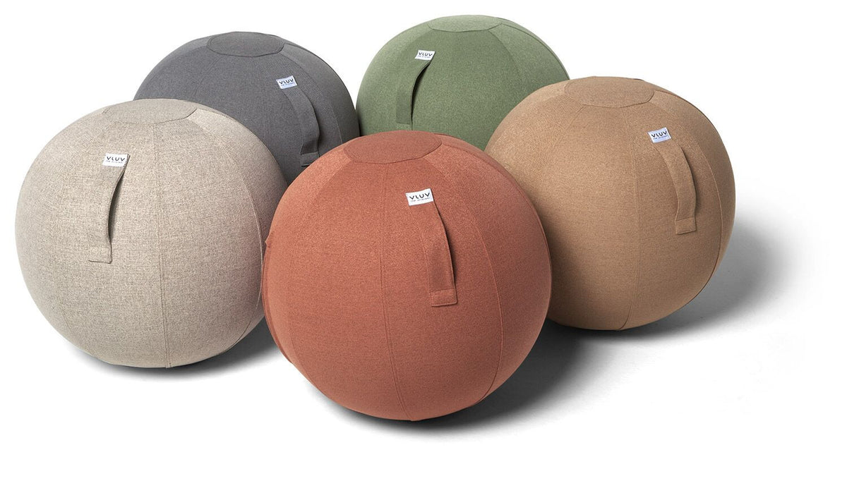 VLUV SOVA Stoff-Sitzball, salmon, 60-65cm