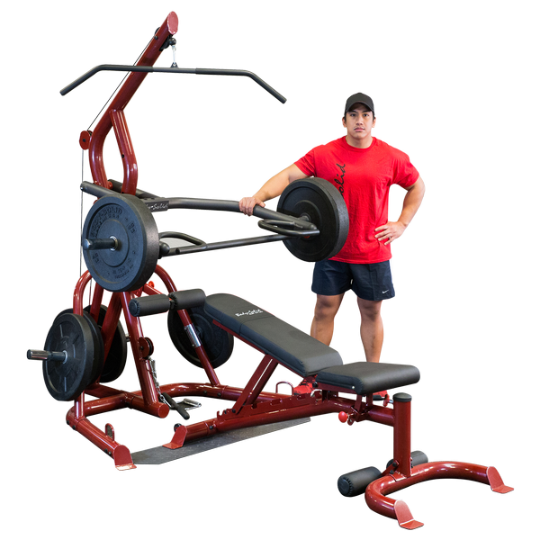 Body Solid Corner Leverage Gym inklusive Bank GLGS100P4