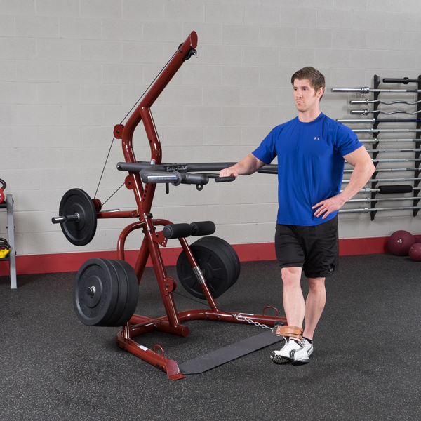 Body Solid Corner Leverage Gym inklusive Bank GLGS100P4
