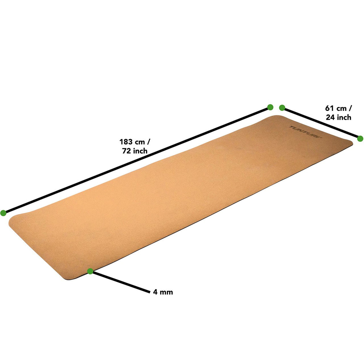 Tunturi Kork TPE Yoga Matte Eco