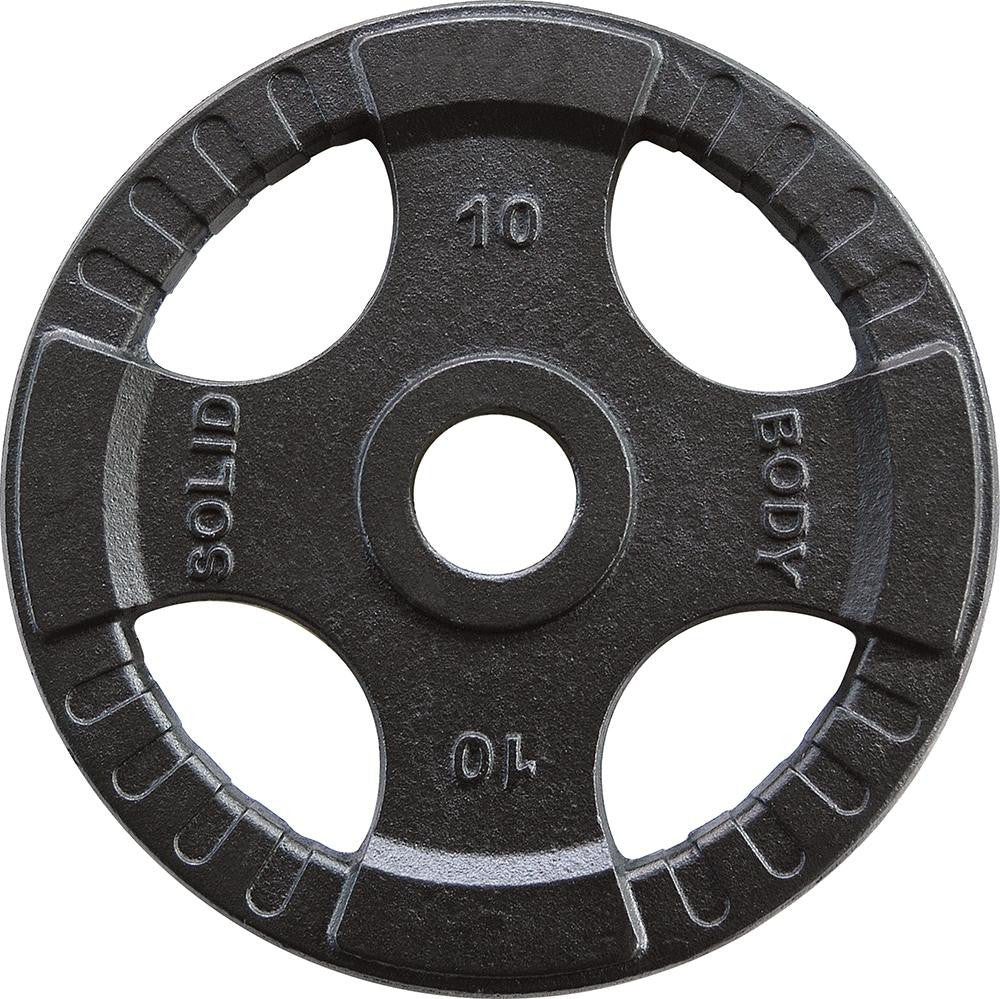 Body Solid Hantelscheiben 51mm 4D, guss, schwarz (OPTK)