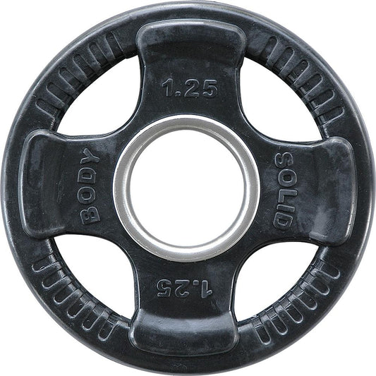 Body Solid Hantelscheiben 51mm 4D, gummiert, schwarz (ORTK)