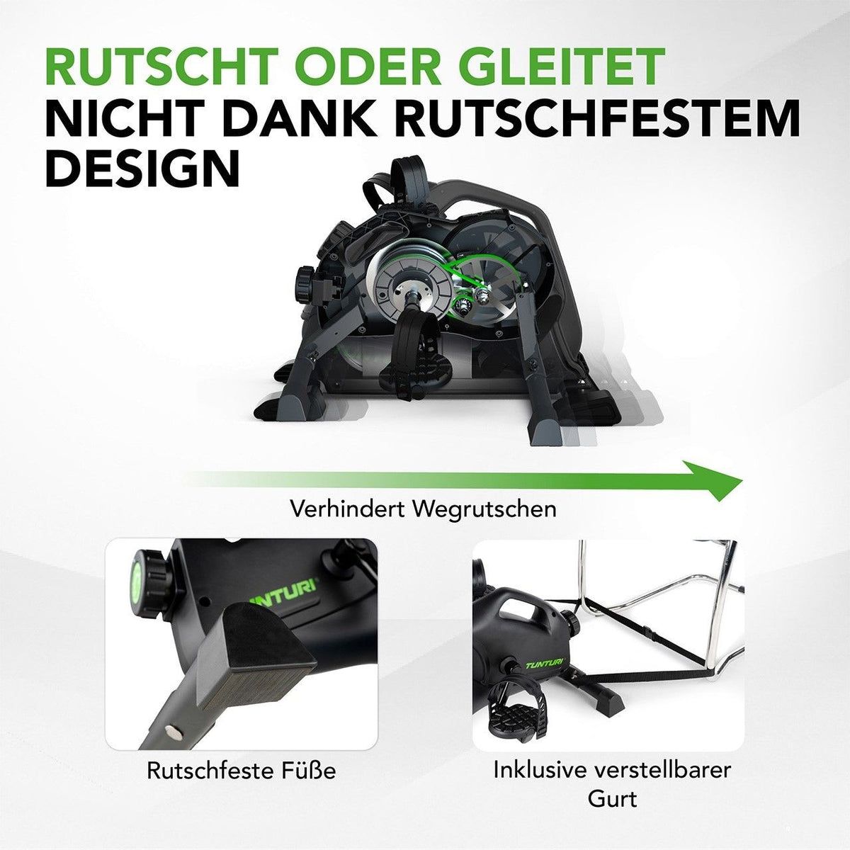 Tunturi M40 Cardio Fit Mini Heimtrainer mit Computer