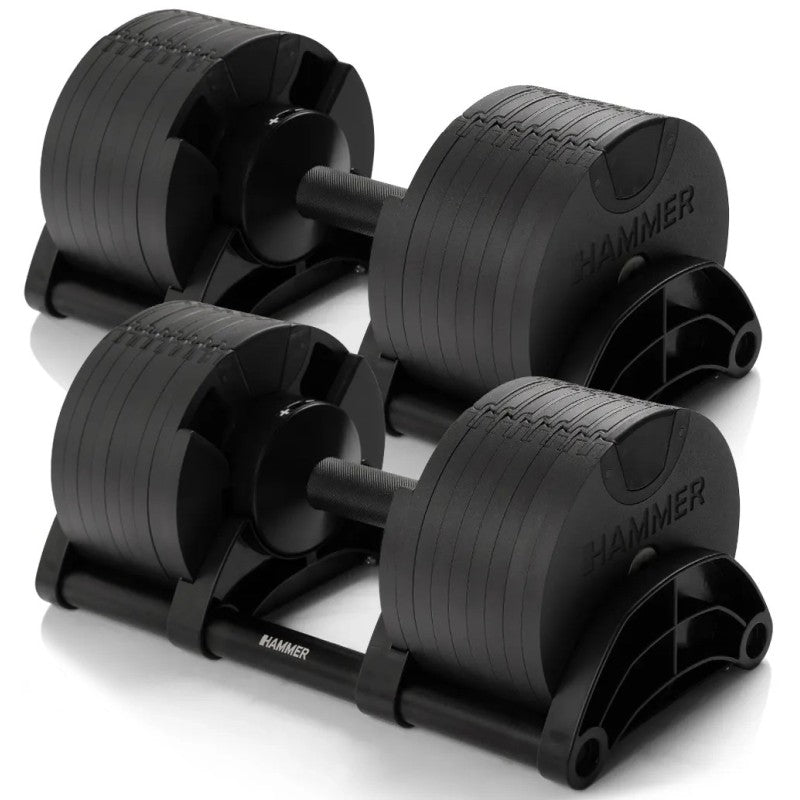 Hammer Sport SmartLock verstellbare Kurzhanteln 2-32kg