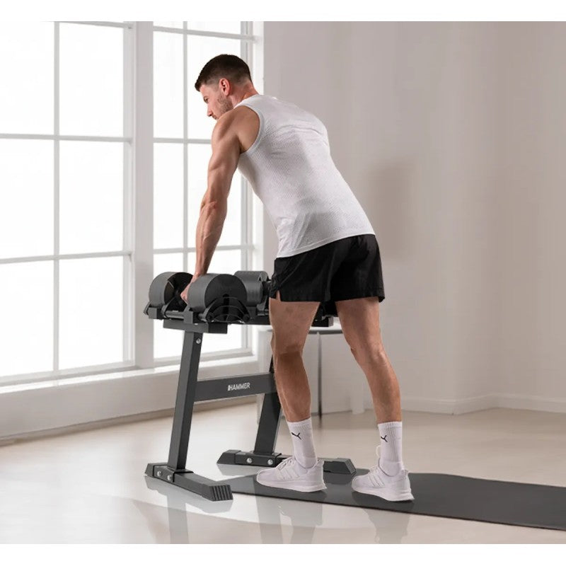 Hammer Sport SmartLock verstellbare Kurzhanteln 2-32kg