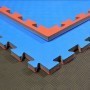 Floor mats - Martial arts mats red/blue 100x100x2cm Floor mats - 2