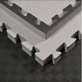 Floor mats - Martial arts mats, grey/black 100x100x4cm Floor mats - 1
