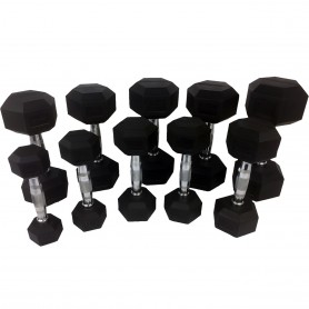 Tunturi Hexagon Dumbbell Set 1-10kg (14TUSCL180) Dumbbell and barbell sets - 1