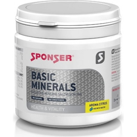 Sponser Basic Minerals boîte de 400g-Vitamines et Minéraux-Shark Fitness AG