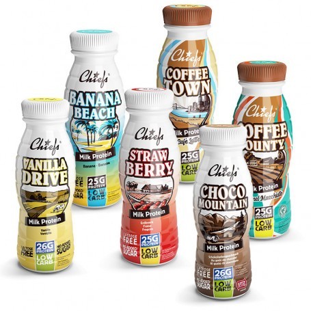 Chiefs Protein Milk 8 x 330ml-Proteins-Shark Fitness AG