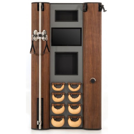 NOHrD Compact Wall, Walnut-Cable Pull Stations-Shark Fitness AG
