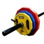 Jordan Pump Set, rubberized, colored (JTSBS) Dumbbell and Barbell Sets - 2