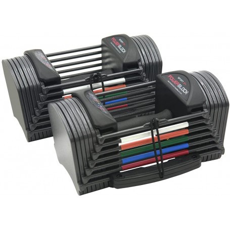PowerBlock Sport 2.4 dumbbell pair 1.3-11kg (PBSP24)-Adjustable dumbbell systems-Shark Fitness AG