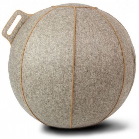 VLUV Velt Merino wool felt seat ball greige-melted/brown Sitting balls and beanbags - 1