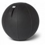 VLUV VEGA Kunstleder-Sitzball, schwarz, 60-65cm Gymnastikbälle und Sitzbälle - 1