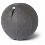 VLUV VEGA balle-siège en cuir synthétique, Dark Grey, 60-65cm Ballons de gymnastique et balles-sièges - 1