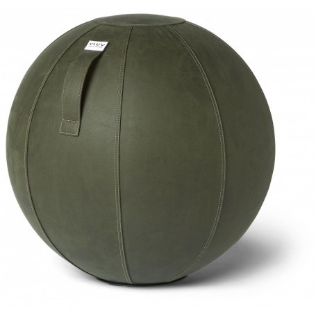 VLUV VEGA imitation leather sitting ball, Moss, 60-65cm-Gym balls and sitting balls-Shark Fitness AG