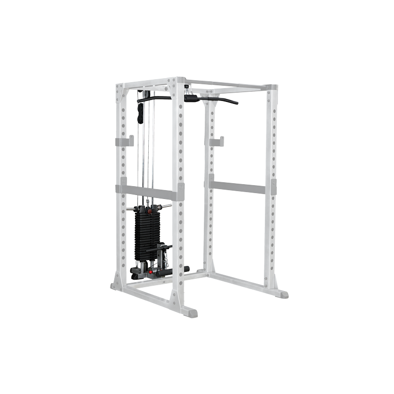 Body Solid Lat/ Row Pull Station GLA378 to Power Rack GPR378
