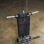 Body Solid Lat-/Ruderzug-Station (GLA378) zu Power Rack GPR378 Rack und Multi-Presse - 4