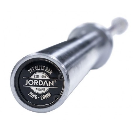 Jordan Elite barre d'haltères 220cm, poignée 28mm, 50mm (JTPOB-86)-Barre de musculation-Shark Fitness AG