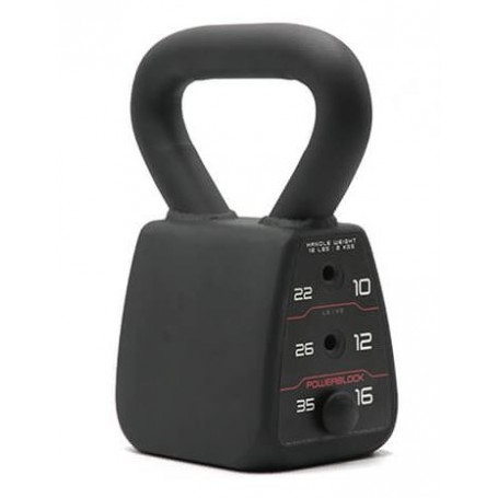 PowerBlock Adjustable Kettlebell 8/10/12/16kg (PBKB)-Adjustable dumbbell systems-Shark Fitness AG