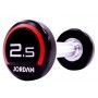 Jordan Dumbbell Set Premium Urethane 2.5-25kg with Stand 2-Ply Dumbbell and Barbell Sets - 4