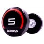 Jordan Dumbbell Set Premium Urethane 2.5-25kg with Stand 2-Ply Dumbbell and Barbell Sets - 5