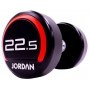 Jordan Dumbbell Set Premium Urethane 2.5-25kg with Stand 2-Ply Dumbbell and Barbell Sets - 12