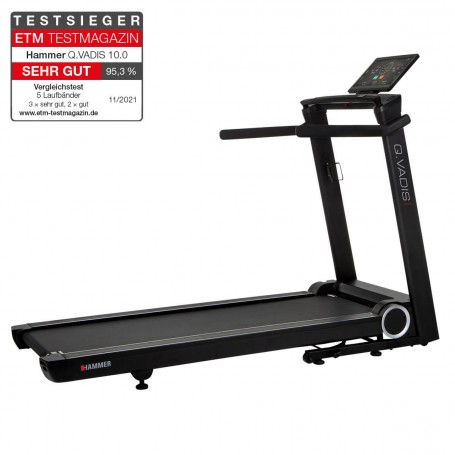 Hammer Sport Treadmill Q.Vadis 10.0 (5163)-Treadmill-Shark Fitness AG