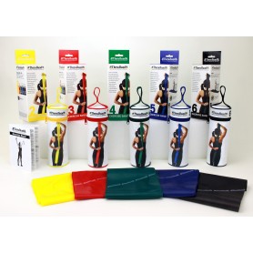 Theraband in zipper bag gymnastic bands - 1