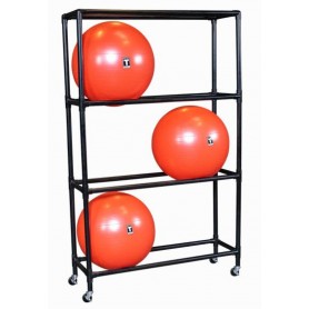 Support Body Solid pour jusqu'à 8 ballons de gymnastique (SSBR100) Ballons de gymnastique / Siège ballon - 1
