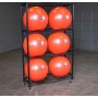 Support Body Solid pour jusqu'à 8 ballons de gymnastique (SSBR100) Ballons de gymnastique / Siège ballon - 2