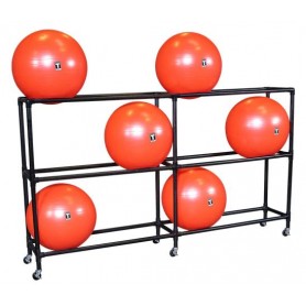 Support Body Solid pour jusqu'à 12 ballons de gymnastique (SSBR200) Ballons de gymnastique / Siège ballon - 1