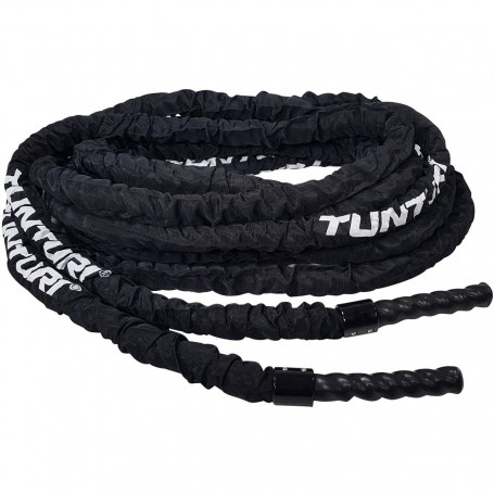 Tunturi Pro Battle Rope with protective cover 10m, 38mm (14TUSCF083)-Speed Training-Shark Fitness AG