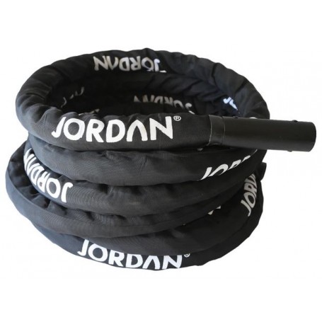 Corde d'entraînement Jordan - Corde de combat, 15m, 38mm (JLTR-01)-Speed training / Plyobox-Shark Fitness AG