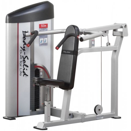 Body Solid Pro Club Line Series II Shoulder Press (S2SP)-Individual stations plug-in weight-Shark Fitness AG