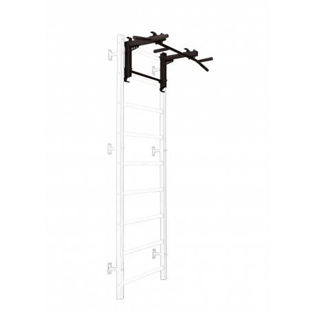 BenchK metal pull-up bar and dumbbell rack to rafter wall (PB3B/PB3W)-Wall bars-Shark Fitness AG