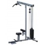 Body Solid lat/pulley machine with 95kg GM (GLM84) single station plug-in weight - 1