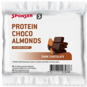 Sponser  Protein Choco Almonds, Dark Chocolate, 45g  - 1