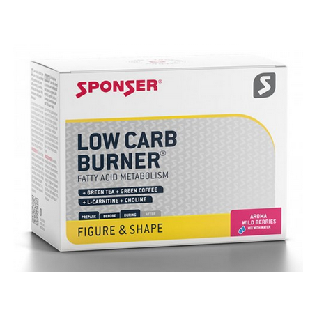 Sponser Low Carb Burner 20 x 6g à 500ml-Boissons sportives-Shark Fitness AG