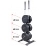 Body Solid Disc Stand Premium with Bar Holder 50mm (GWT56) Dumbbell and Disc Stand - 2