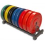 Body Solid Bumper Plates Disc Stand 50mm GBPR10 Dumbbell and Disc Stand - 2
