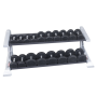 Body Solid Pro Club Line Stand Modular - Side Panel for 2 Shelves (SDKRUP2) Dumbbell and Disc Stand - 4