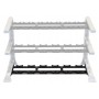 Body Solid Pro Club Line Stand Modular - Dumbbell Shelves with Rubber Supports (SDKRSD) Dumbbell and Disc Stand - 1