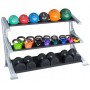 Body Solid Pro Club Line Stand Modular - Side Panel for 3 Shelves (SDKRUP3) Barbells and disc stands - 3