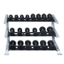 Body Solid Pro Club Line Stand Modular - Side Panel for 3 Shelves (SDKRUP3) Barbells and disc stands - 9