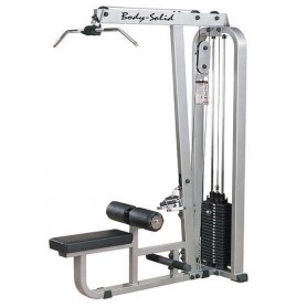 Body Solid Club Line - Station de traction latissimus/barre (SLM300G) Stations individuelles Poids enfichable - 1